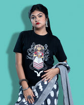 Dosshobhuja | Bong Graphic Tees | black
